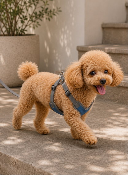 Aero dog harness with dog
