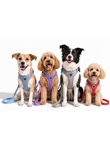 Aero dog harness with dog
