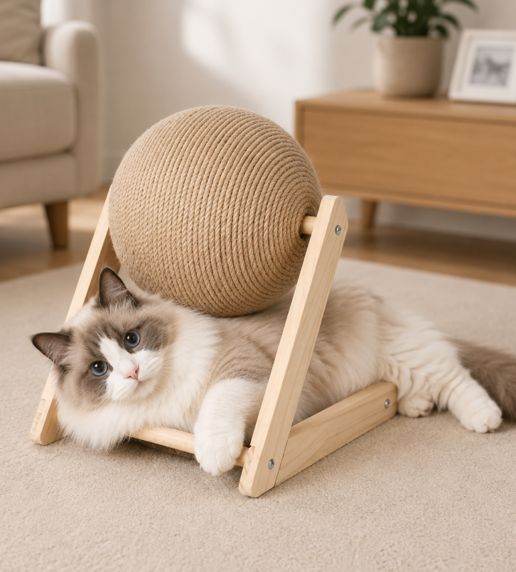 Scratch — Cat Scratching Ball