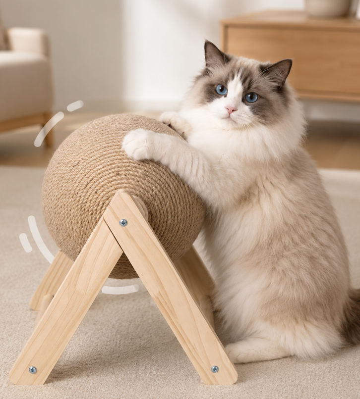Scratch — Cat Scratching Ball